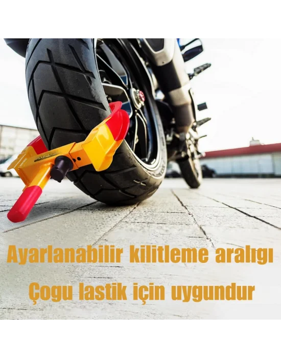 Evonest Karavan & Araç Teker Kilidi | Motor, Tekne, Römork için Anti‑Hırsızlık Güvenlik