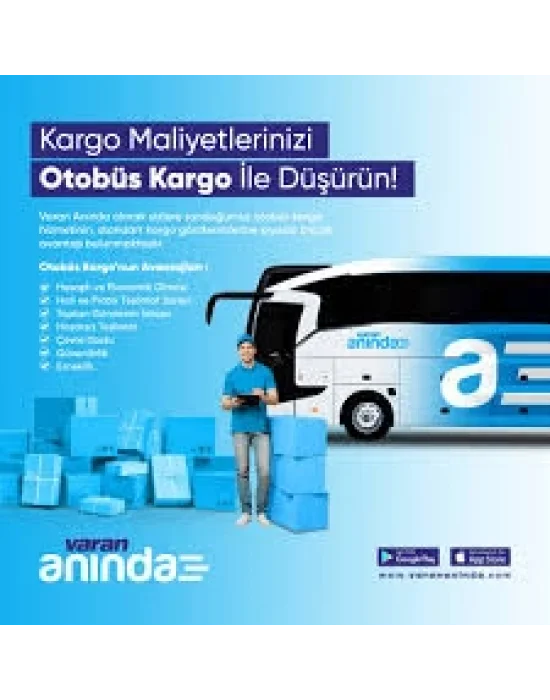 KARGO BEDELİ (OTOBÜS İLE GÖNDERİM)