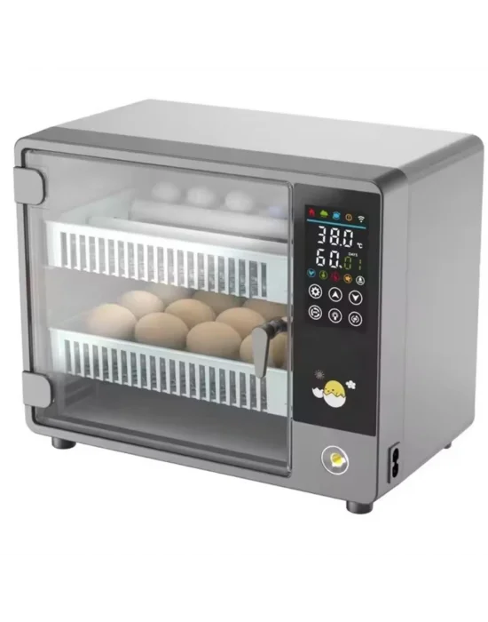 24 Yumurtalık Tam Otomatik Kuluçka Makinesi – Hobi Tip Kabin Modeli