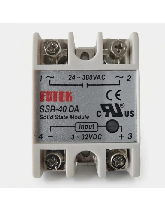 SSR-40DA Solid State Röle 40A (Geliştirme Kartlarıyla Uyumlu)