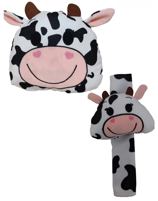 Tosbai Araba Boyun Yastığı ve Emniyet Kemeri Kılıfı Seti | Konforlu ve Güvenli Seyahat