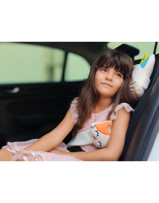 Tosbai Araba Boyun Yastığı ve Emniyet Kemeri Kılıfı Seti | Konforlu ve Güvenli Seyahat