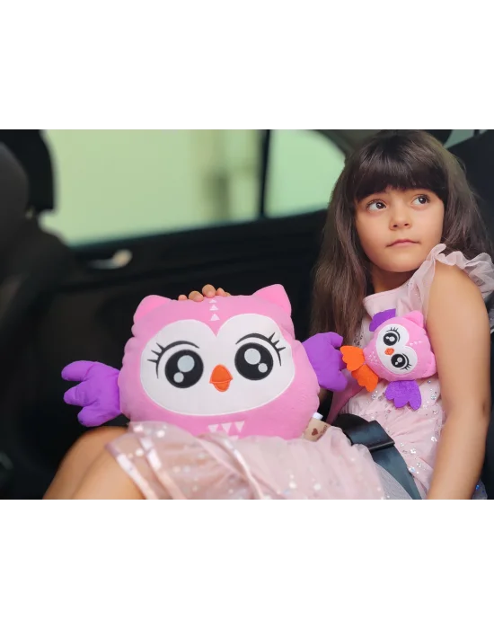 Tosbai Araba Boyun Yastığı ve Emniyet Kemeri Kılıfı Seti | Konforlu ve Güvenli Seyahat