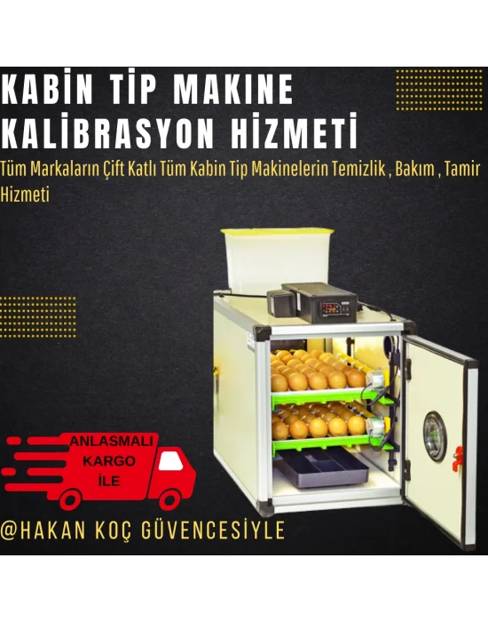 Çift Katlı Kabin Tip Kuluçka Makinesi Temizlik, Bakım ve Tamir Hizmeti | Tüm Markalar