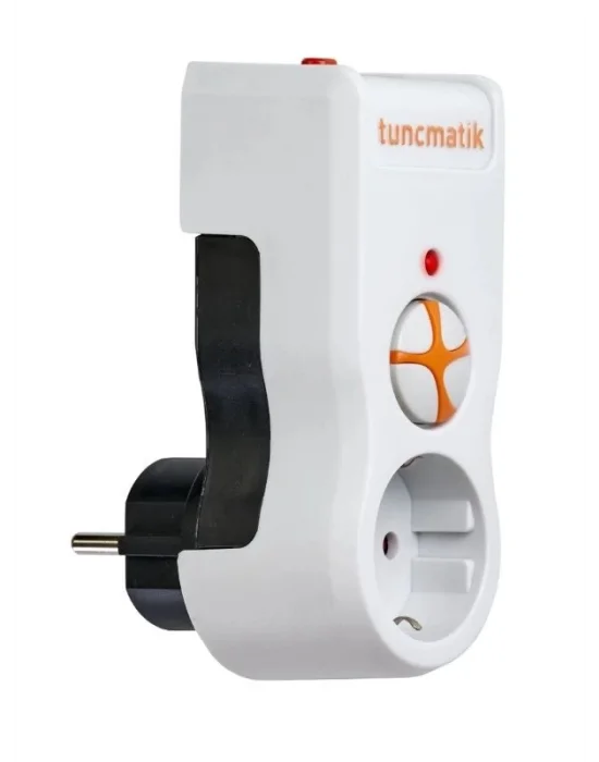 Tunçmatik Tsk19019 Enerji Koruma Prizi 1050 Joule | Tekli Beyaz