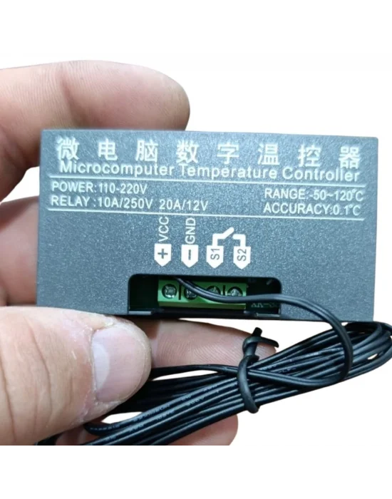 AC 220 Dijital Termostat Modül | Kuluçka ve Akvaryum Sıcaklık Kontrol Kartı