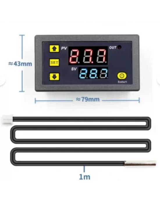 AC 220 Dijital Termostat Modül | Kuluçka ve Akvaryum Sıcaklık Kontrol Kartı