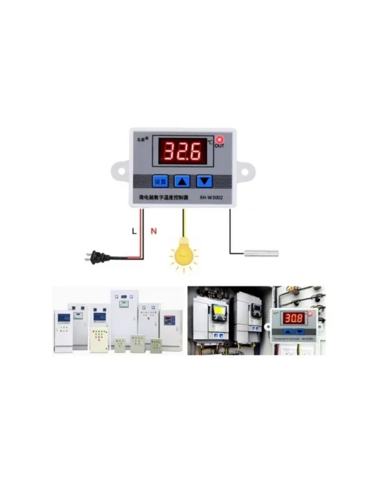 Dijital Termostat Sıcaklık Kontrol Cihazı Kuluçka