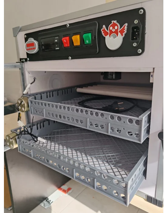 Emko 3722 Yerli Kuluçka Makinesi | SSR Röle Termostatlı Kabin Tip, Kaz Uyumlu