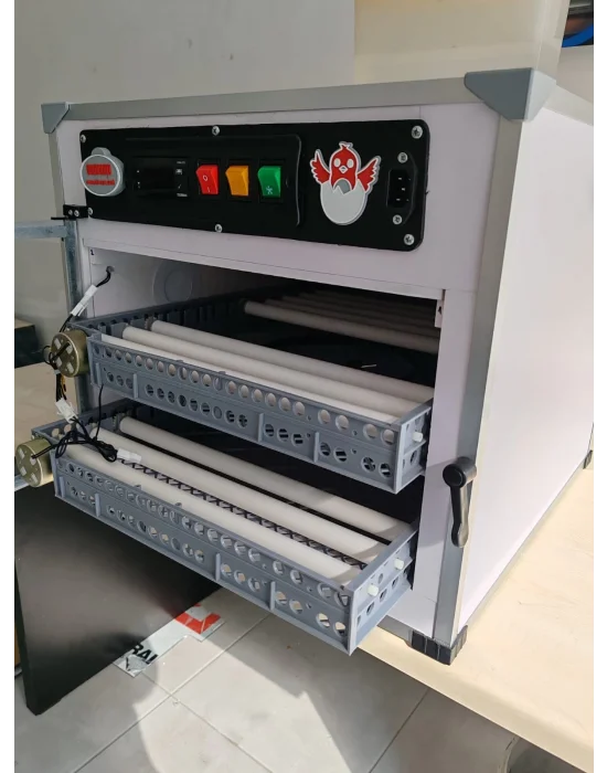 Emko 3722 Yerli Kuluçka Makinesi | SSR Röle Termostatlı Kabin Tip, Kaz Uyumlu