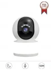 360° Bebek İzleme Kamerası | Sesli Güvenlik, Hareket Algılama ve 32GB Hafıza Kartı