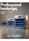 Evonest Kaz Uyumlu Kabin Tip Kuluçka Makinesi | 64 Yumurtalık Kapasiteli