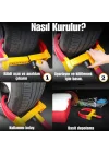Evonest Karavan & Araç Teker Kilidi | Motor, Tekne, Römork için Anti‑Hırsızlık Güvenlik