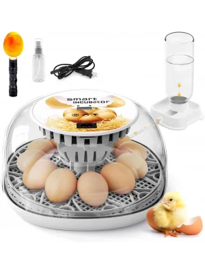 12 Kapasiteli Kuluçka Makinesi, Otomatik Yumurta Çevirime Akıllı kuluçka makinesi