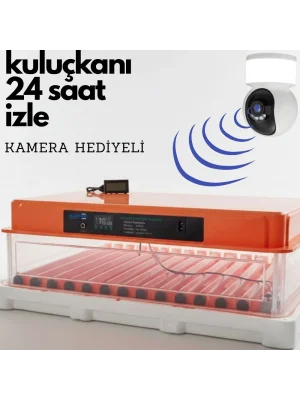 Kamera İlaveli Evonest 120 Yumurtalık Kuluçka Makinesi Otomatik Isı, Nem ve Çevirme Kontrolü