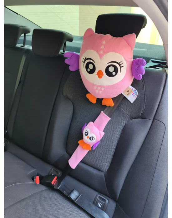 Tosbai Araba Boyun Yastığı ve Emniyet Kemeri Kılıfı Seti | Konforlu ve Güvenli Seyahat