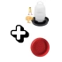 CİVCİV SULUK 0,75 ML KALİTELİ PLASTİK + TABAK YEMLİK