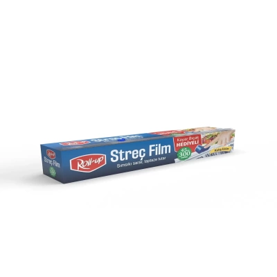 Streç Film 45 Cm X 300 M (KAYAR BIÇAK HEDİYELİ) 1 Adet