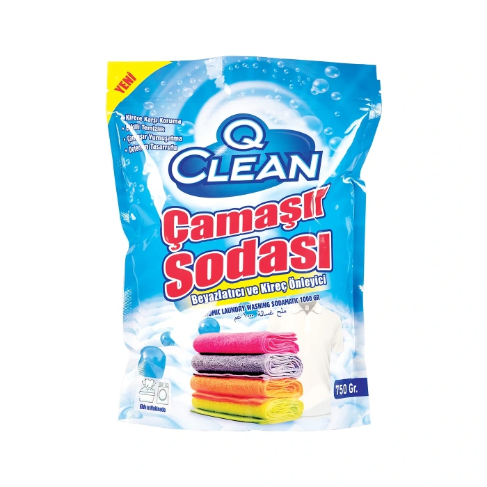 Çamaşır Sodası 750 gr – Beyazlatıcı, Kireç Önleyici ve Çok Amaçlı Temizlik Tozu
