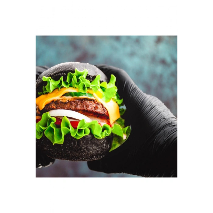 Çok Amaçlı Siyah Nitril Pudrasız Eldiven XL – 100 Adet Dayanıklı, Hijyenik ve Profesyonel Kullanım