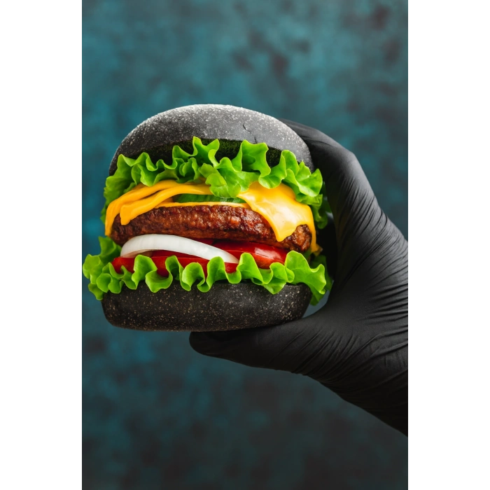 Çok Amaçlı Siyah Nitril Pudrasız Eldiven XL – 100 Adet Dayanıklı, Hijyenik ve Profesyonel Kullanım