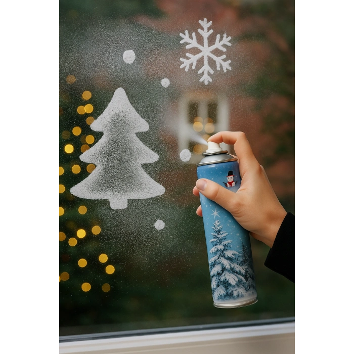 Kar Spreyi 300 ML Leke Yapmaz Eriyen Uçucu Kına Düğün Yılbaşı Parti Köpüğü Bekarlığa Veda Partisi