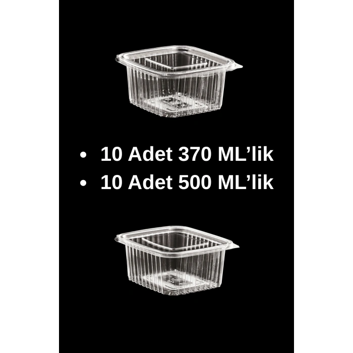 Kullan-At Saklama Kabı Seti 90 Adet (9 Boy–Kapaklı) Sızdırmaz Plastik Kap Kase