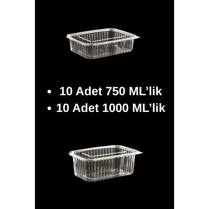 Kullan-At Saklama Kabı Seti 90 Adet (9 Boy–Kapaklı) Sızdırmaz Plastik Kap Kase