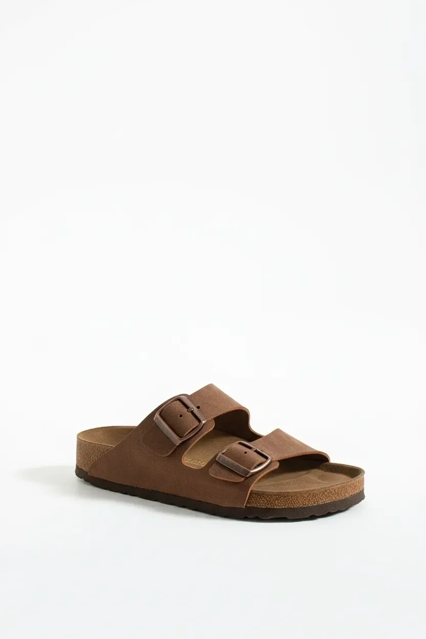 Fuga Comfort Unisex Tokalı Terlik – Taba