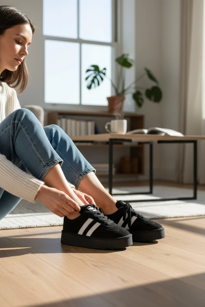 Monte Kadın Sneaker Hafif Premium Tasarım - Siyah