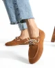 Casual Chic Açık Kahve Kadın Düz Taban Babet Ayakkabı