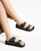 Leopar Terlik Gri