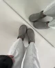 Ultra Mini Classic Süet Tüylü Kadın Bot - Gri
