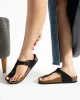 Freistep Siyah Unisex Parmak Arası Terlik – Hafif, Kaymaz, Yazlık