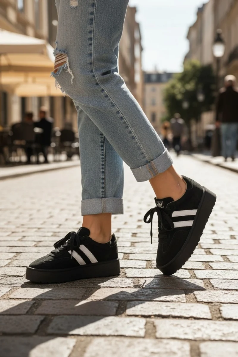 Monte Kadın Sneaker Hafif Premium Tasarım - Siyah