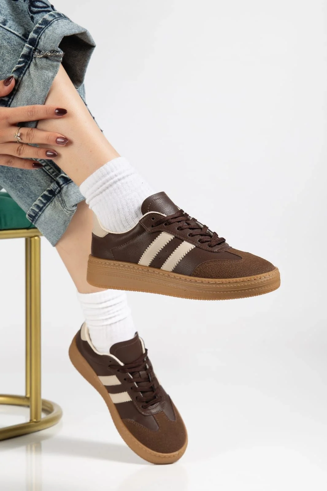 Nova Spor Gum Taban Günlük Sneaker - Kahve