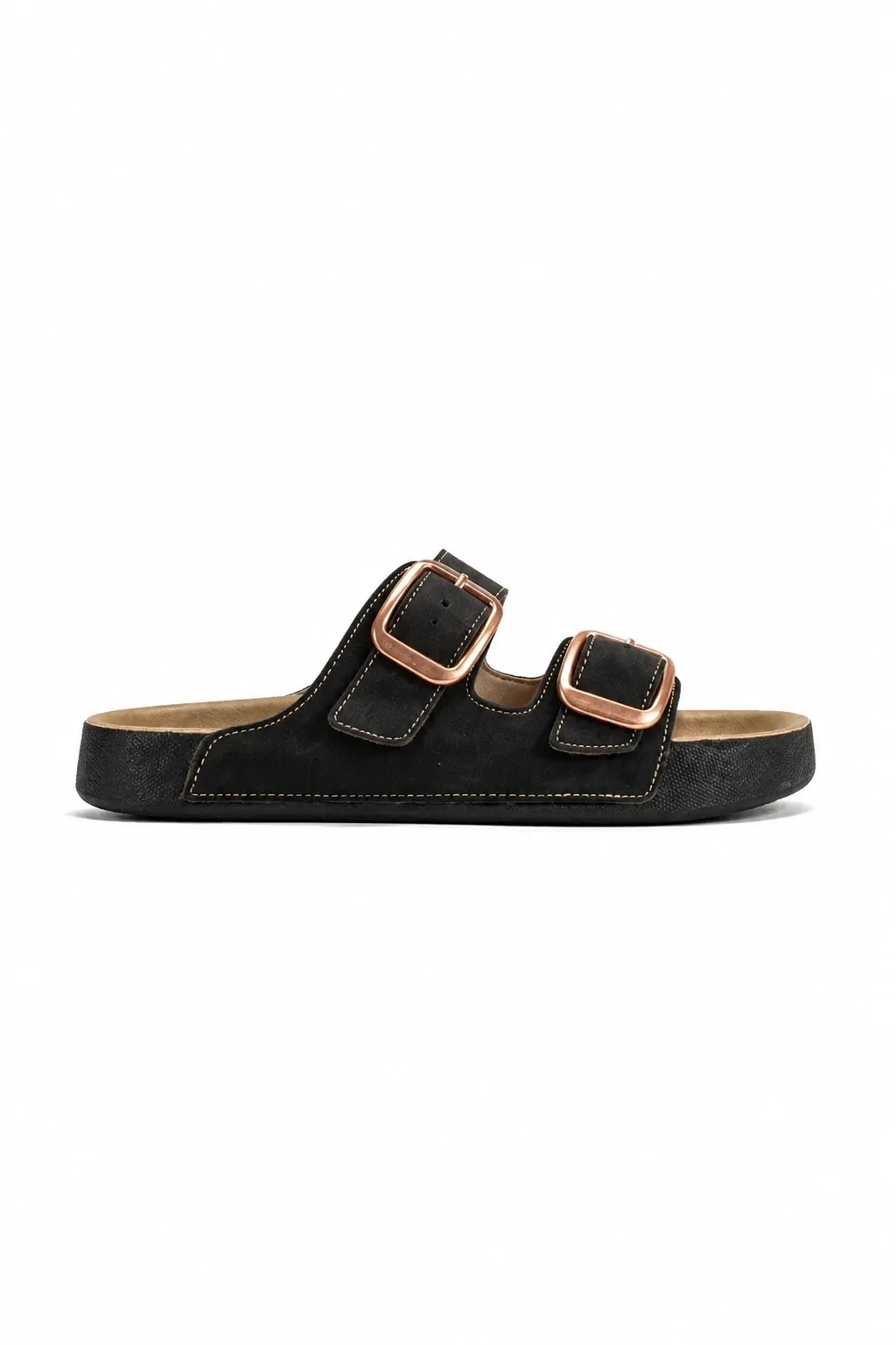 Lena Black Womens Slippers - Orthopedic, Lightweight, Non-Slip Sole