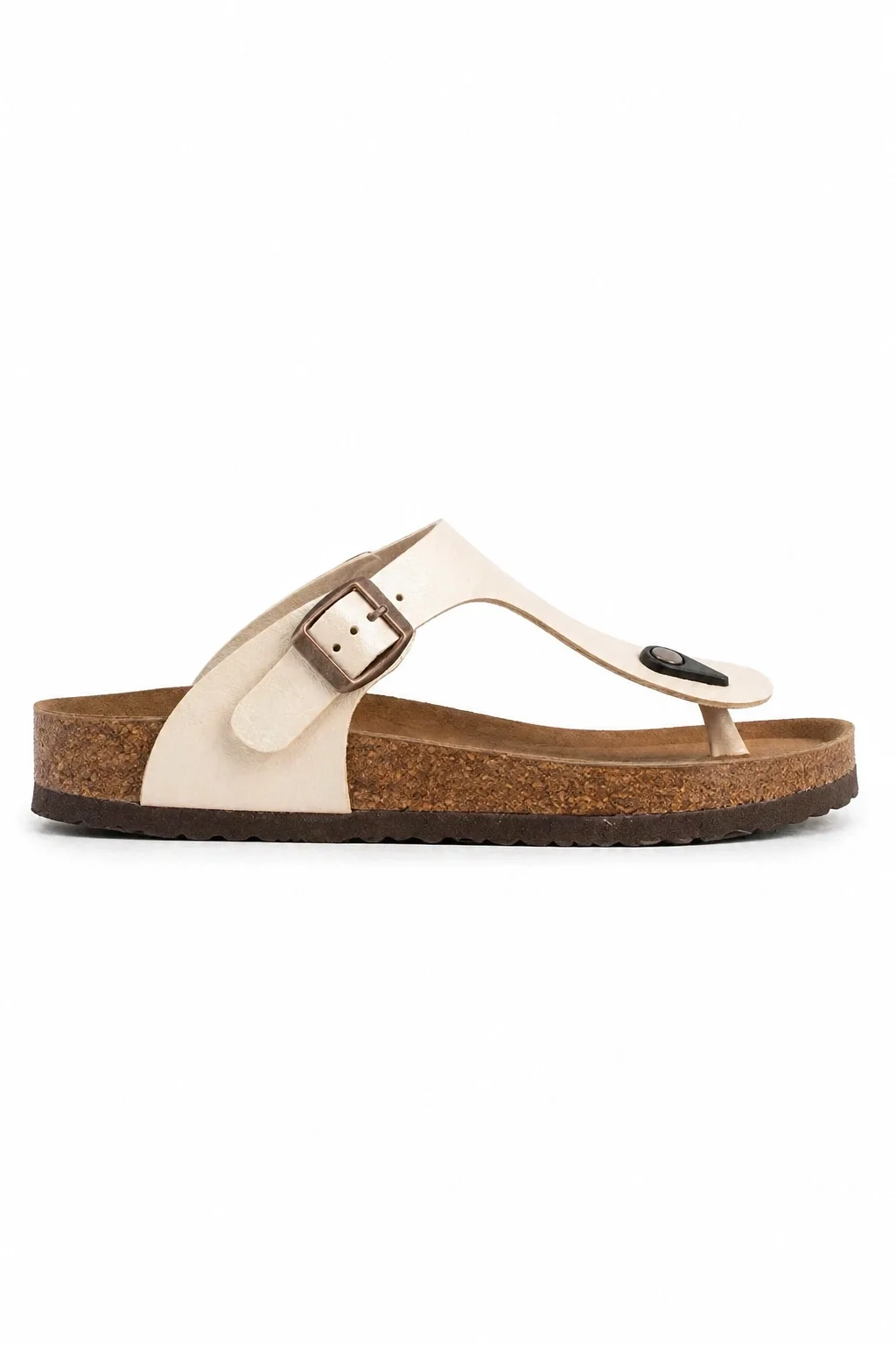 Parmak Arası Freistep Unisex Terlik – Bej