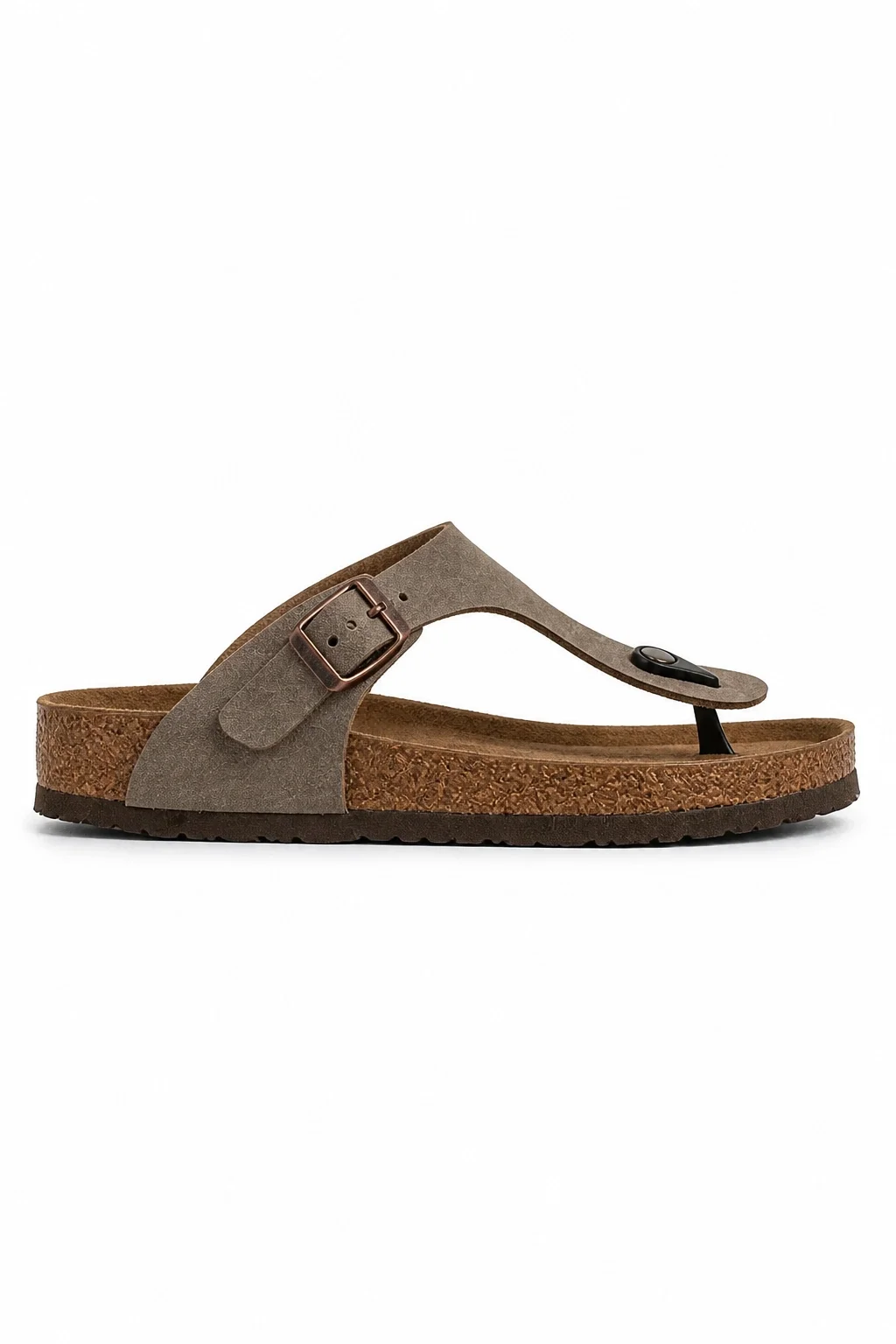Parmak Arası Freistep Unisex Terlik – Vizon