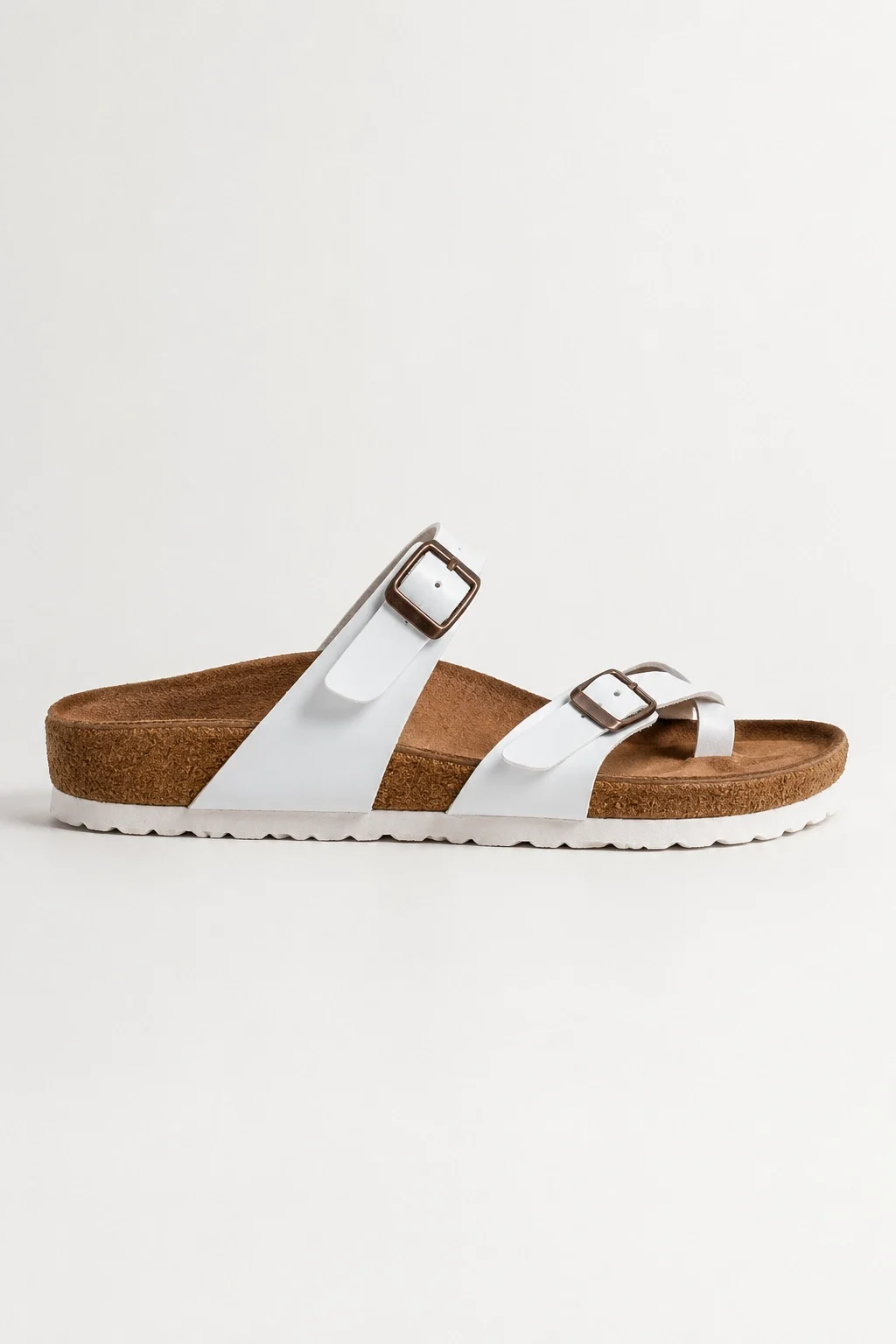 Moderno Womens Slippers White – Cross Strap, Comfortable, Stylish, and Relaxed