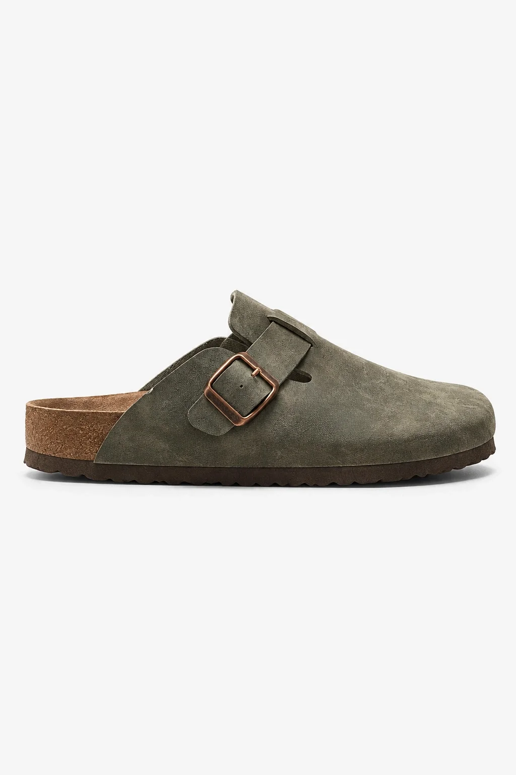 Boston Unisex Mantar Taban Terlik - Haki