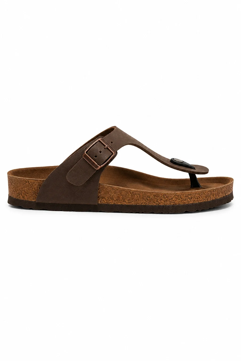 Parmak Arası Freistep Unisex Terlik – Kahverengi