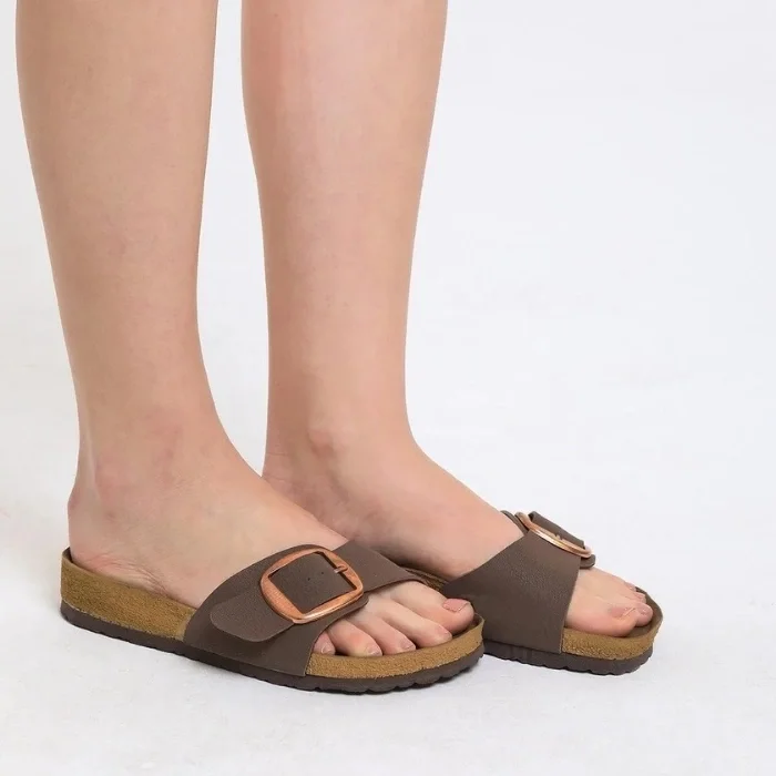 Tek Toka Terlik - Kahverengi