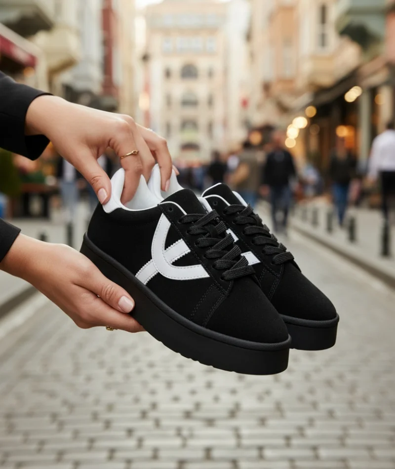 Ella Kadın Premium Sneaker - Siyah