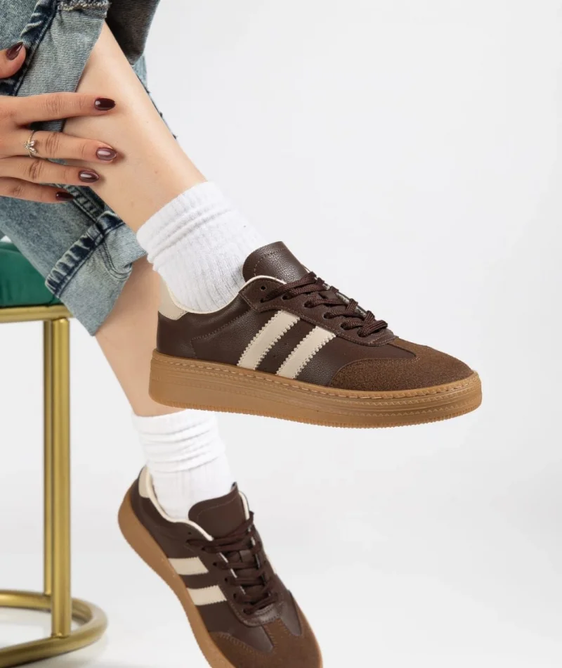 Nova Spor Gum Taban Günlük Sneaker - Kahve