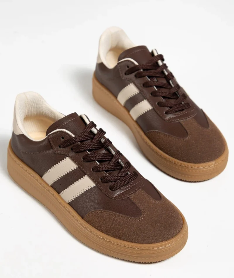Nova Spor Gum Taban Günlük Sneaker - Kahve