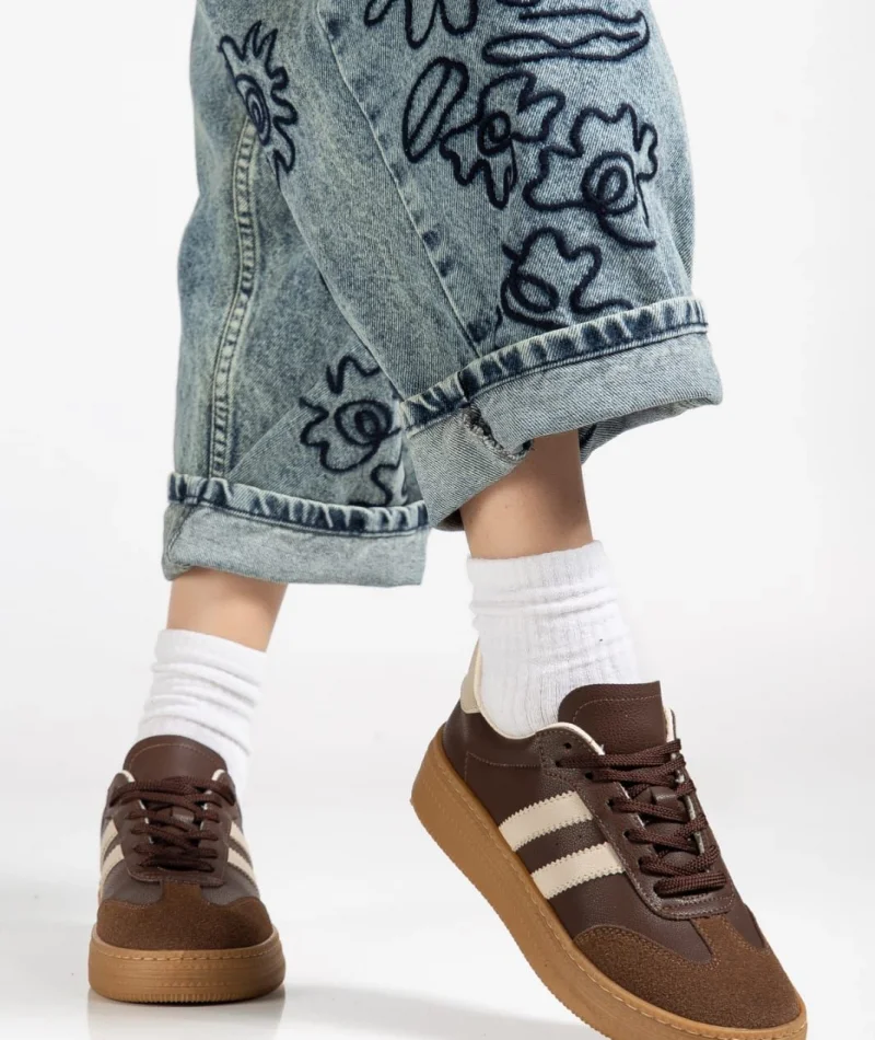 Nova Spor Gum Taban Günlük Sneaker - Kahve