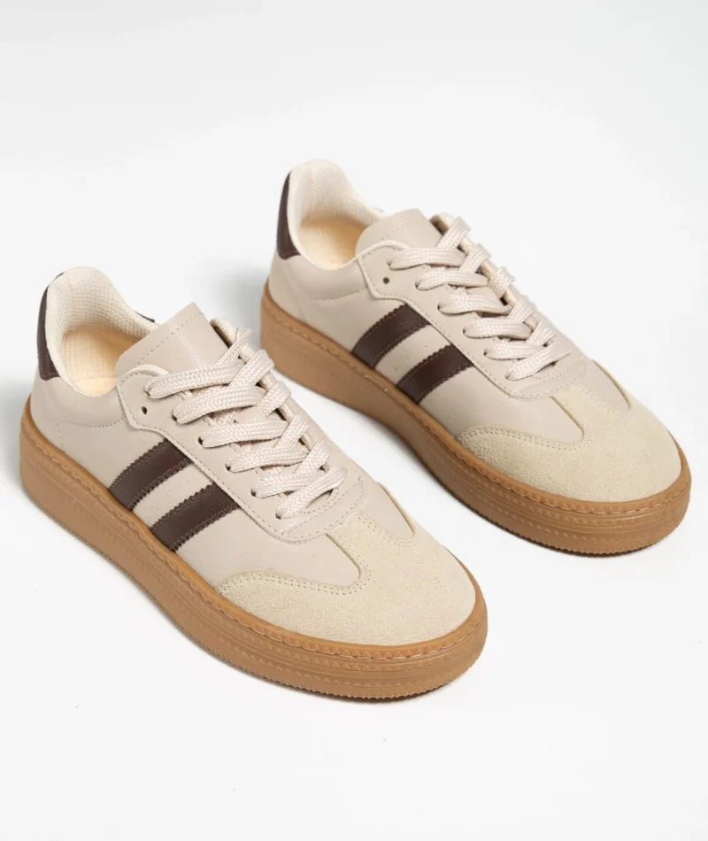 Nova Spor Gum Taban Günlük Sneaker - Bej
