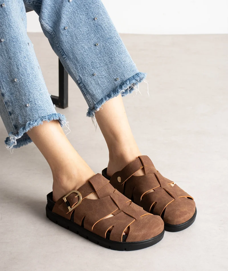 Arven Premium Spider Model Slipper - Taba