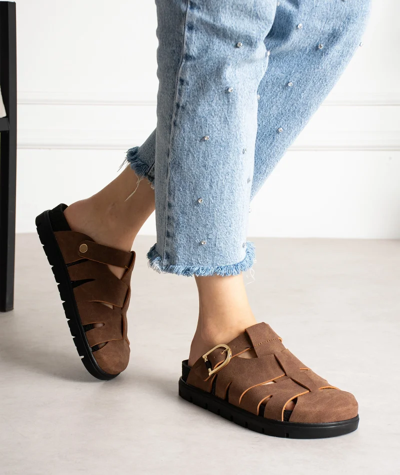 Arven Premium Spider Model Slipper - Taba